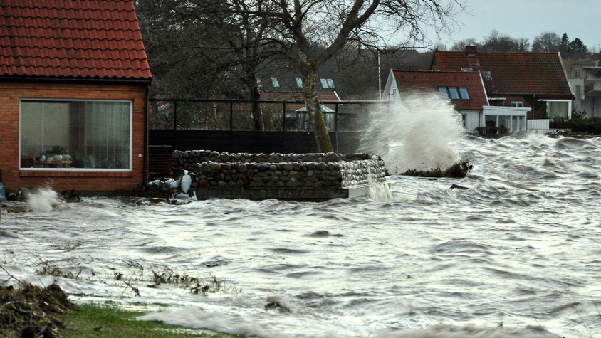 Stormflod forårsaget af stormen Bodil Stormflod forårsaget af stormen Bodil