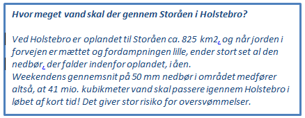 Hvor meget vand skal der igennem Storåen