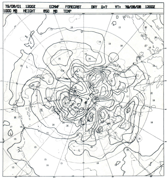 Kort efter vejrmodel fra 1979.