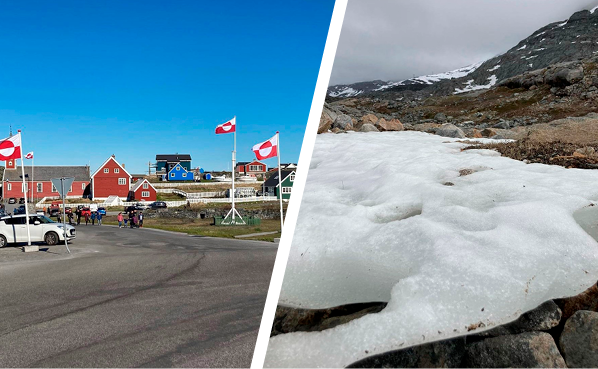 Billeder fra Nuuk i juni 2021