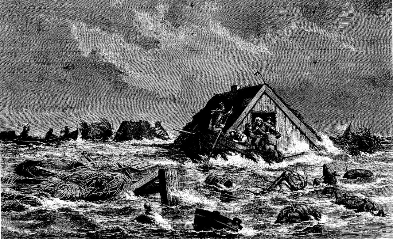 Stormfloden for 150 år siden – den værste i mands minde