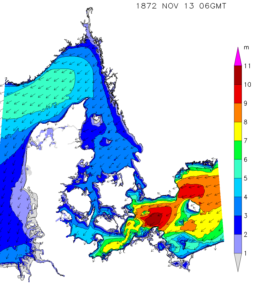 Bølgehøjden i Østersøen