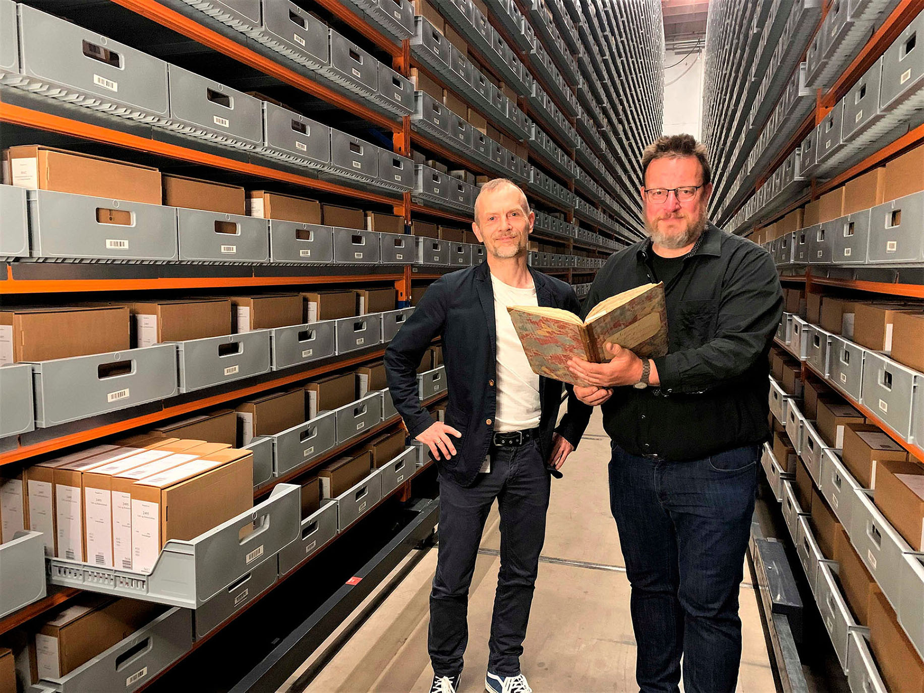 Martin Stendel og Adam Jon Kronegh