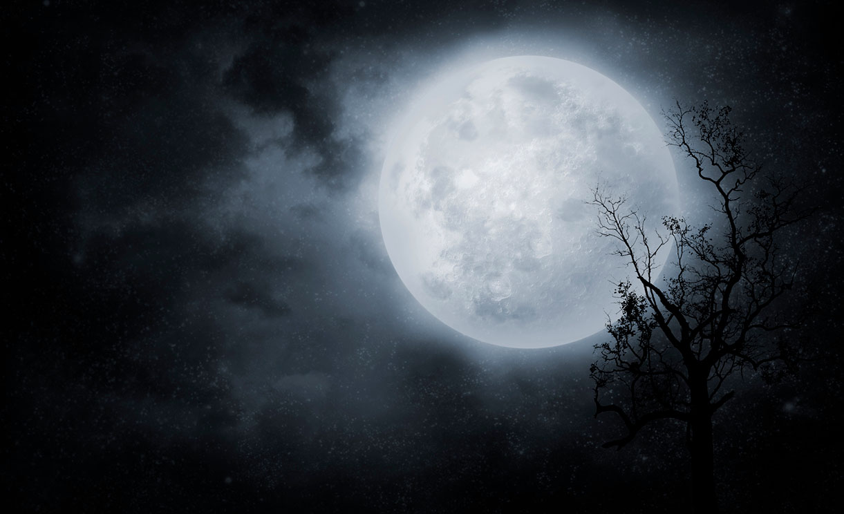 Stockfoto af månen, credit: Vladgans