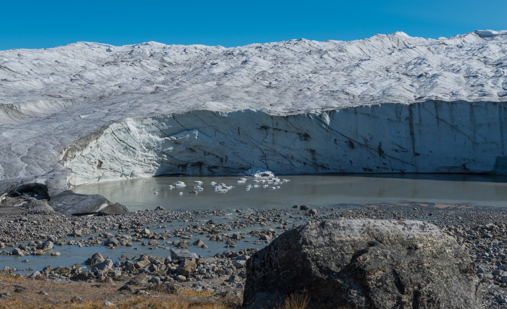 Iskappernes bidrag til havniveauet fik fart på det seneste årti