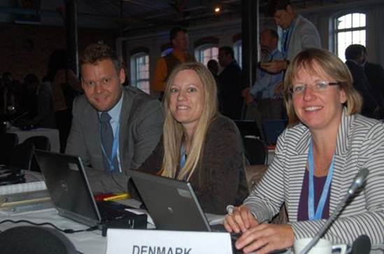 Her ses Tina Christensen fra DMI, som på vegne af Danmark deltog i det møde i Stockholm tilbage i 2013