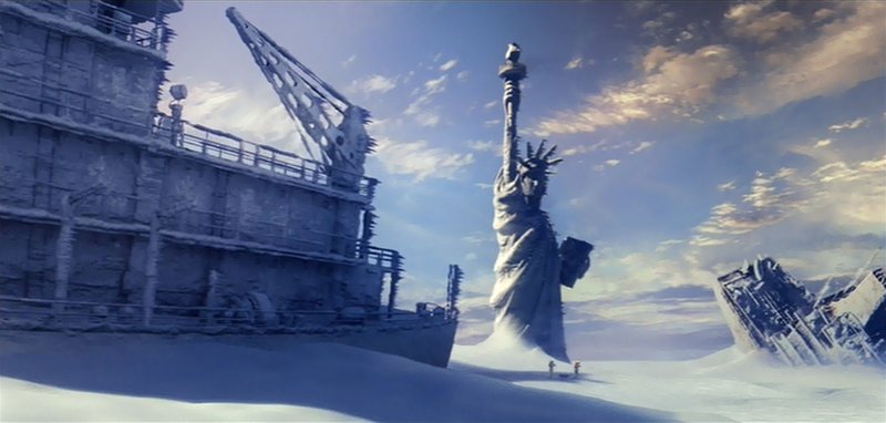 lynfrossen new york fra filme The Day After Tomorrow