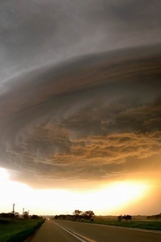 Supercelle over Nebraska Supercelle over Nebraska