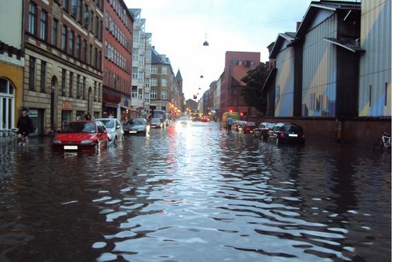 Oversvømmelse i København