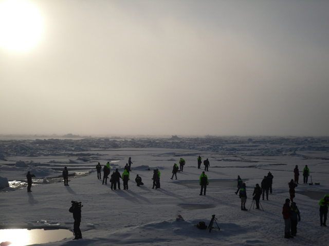Mennesker på nordpolen
