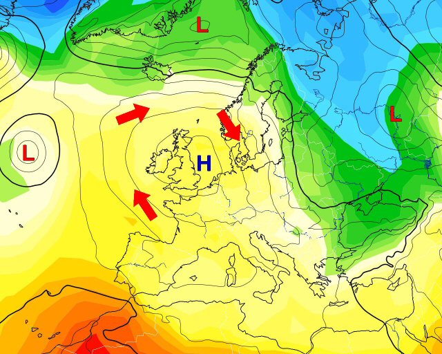 Grafik prognosen for tirsdag den 27. marts 