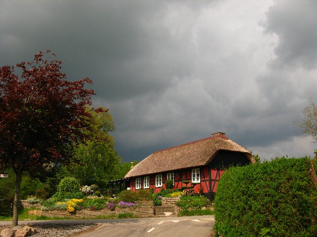 Grå himmel