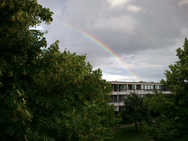 Regnbue over Fredericia Regnbue over Fredericia