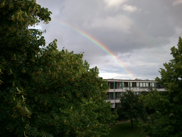 Regnbue over Fredericia