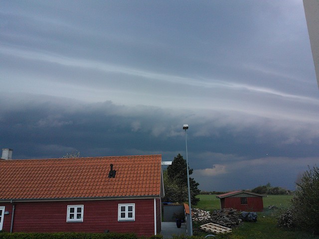 Front over Kerteminde.