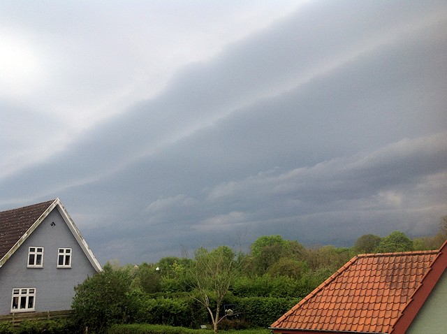 Front over Odense