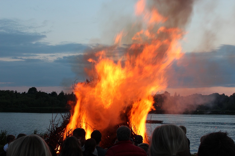 Sankthansbål Gentofte Sø