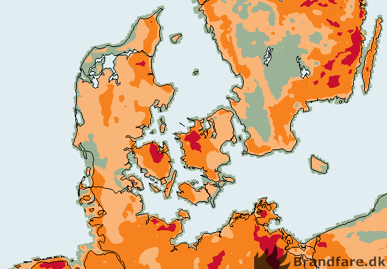 Brandindeks for Danmark d. 25. Juli 2019