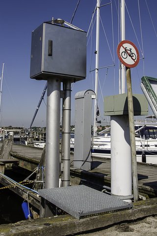 DMI’s vandstandsmåler i Roskilde Havn