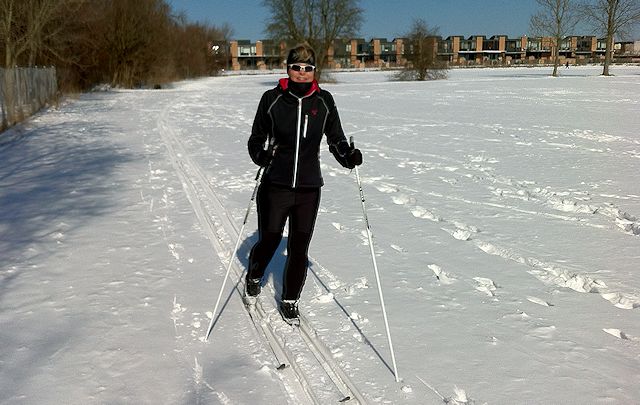 Person på ski