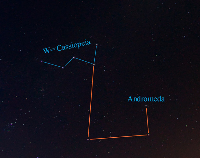 Sådan finder du Andromeda