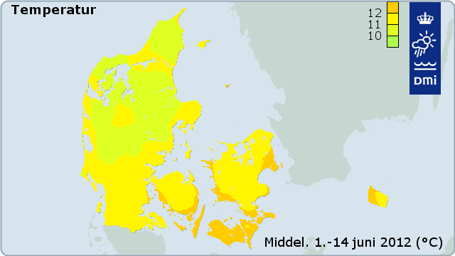 Temperaturer i Danmark