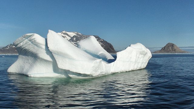 Et isbjerg ved Vestgrønland